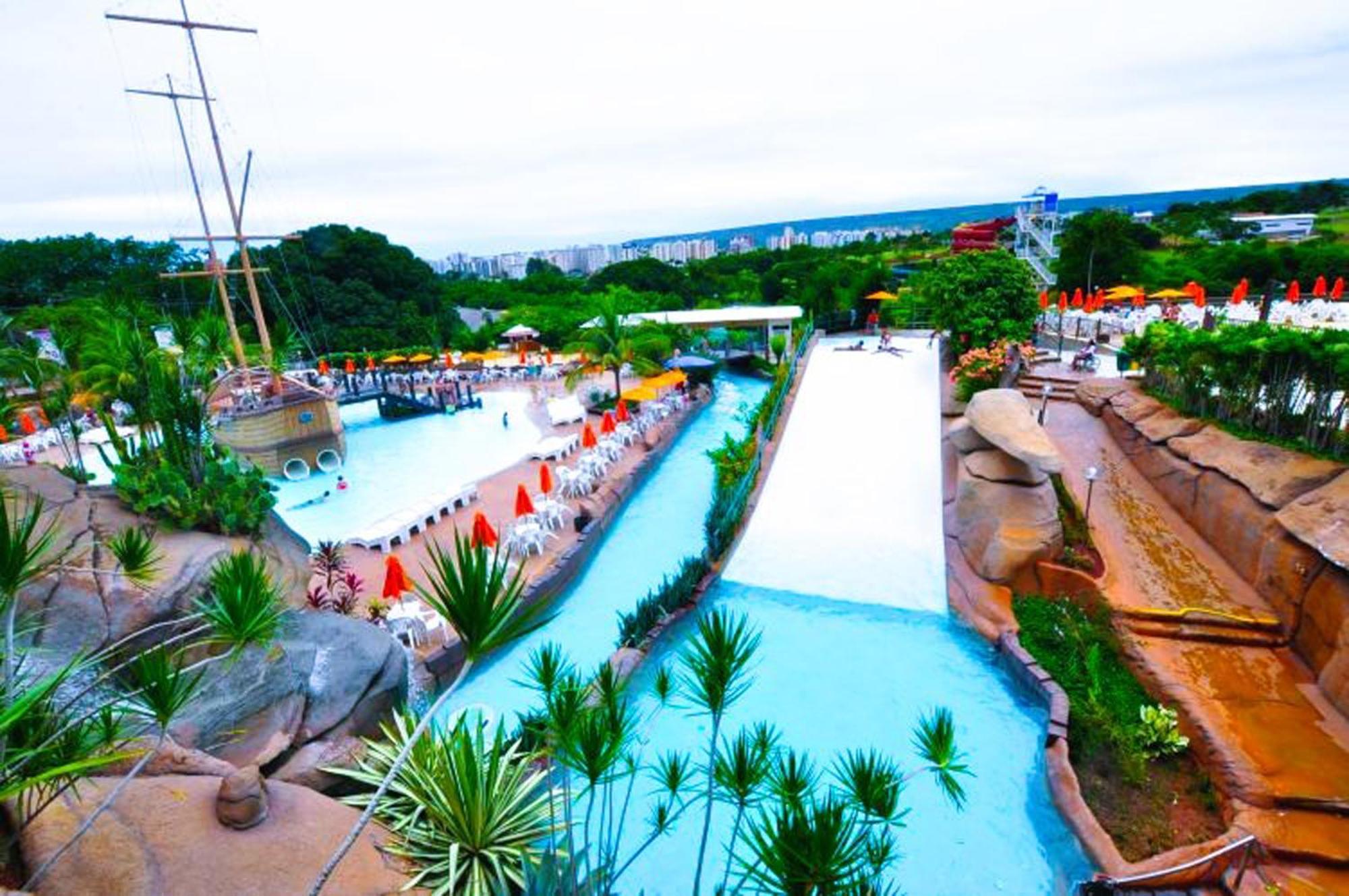 Lacqua Diroma Oficial - Diroma Acqua Park Incluido - Com Roupa De Cama E Banho Caldas Novas Eksteriør bilde